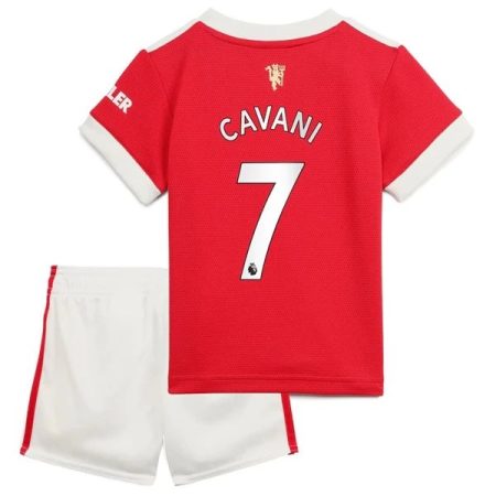 Camisolas de Futebol Manchester United Edinson Cavani 7 Criança Principal 2021-22